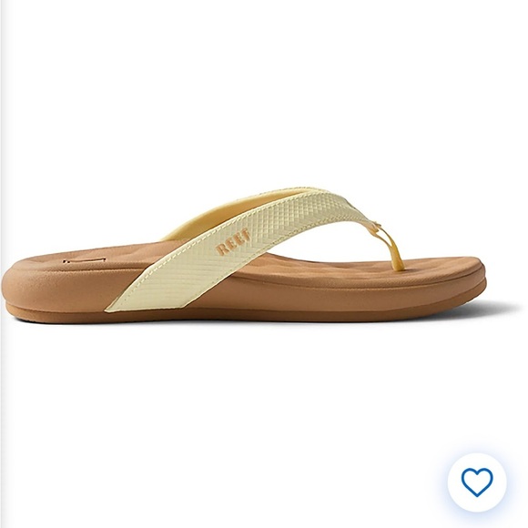 NWT Reef Women's Cushion Melody
Flip-Flops pale banana Sz 8 - Picture 4 of 6